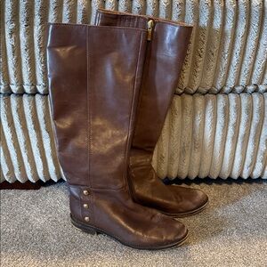 Franco Sarto Brown Leather Boots